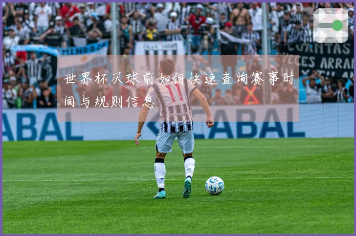 世界杯买球前如何快速查询赛事时间与规则信息