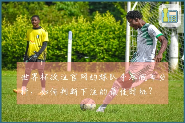 世界杯投注官网的球队夺冠概率分析，如何判断下注的最佳时机？